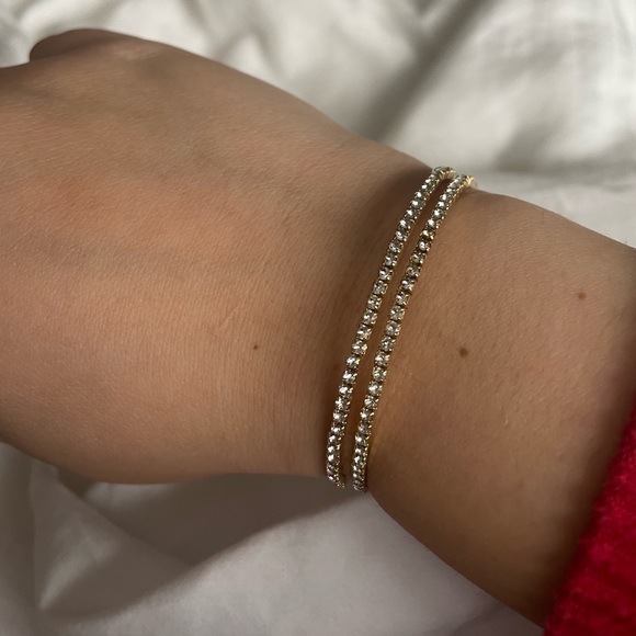 Swarovski Twisty Drop Bracelet - Picture 2 of 2